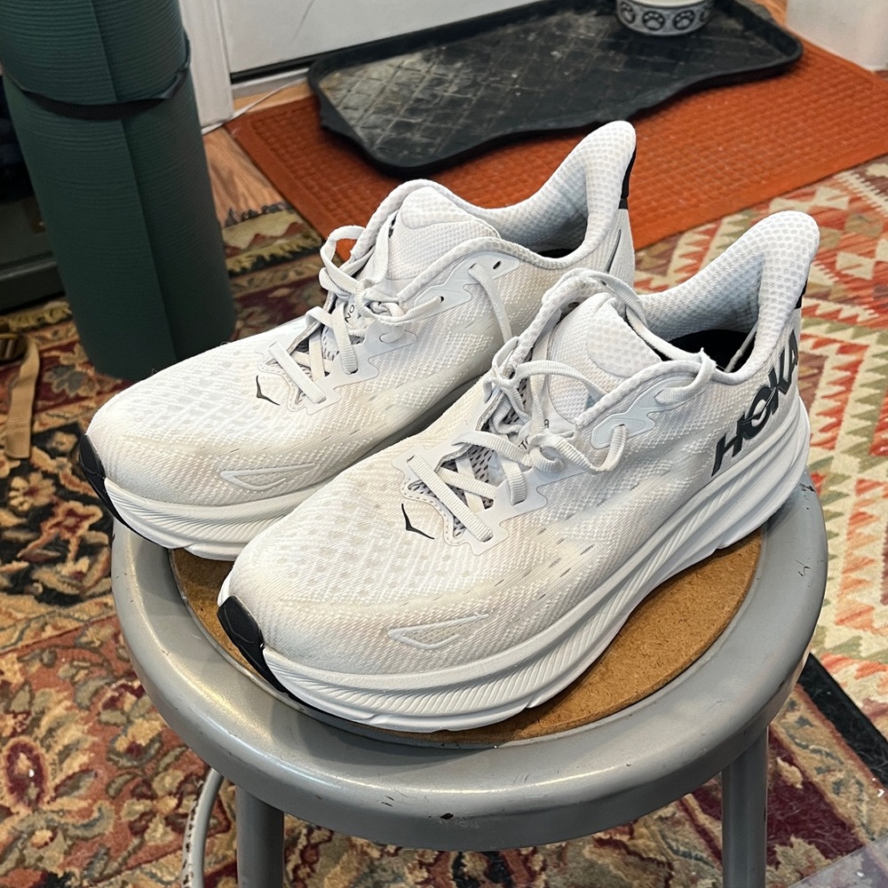 Hoka Clifton 9 - used - men’s 10.5 - about 315 miles run on them
